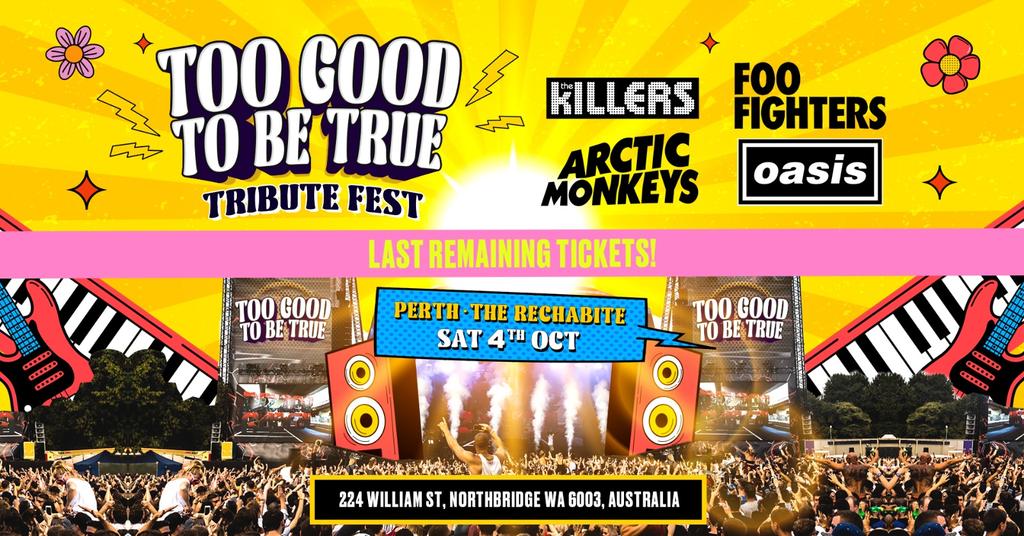 Tribute Festival comes to Perth!
