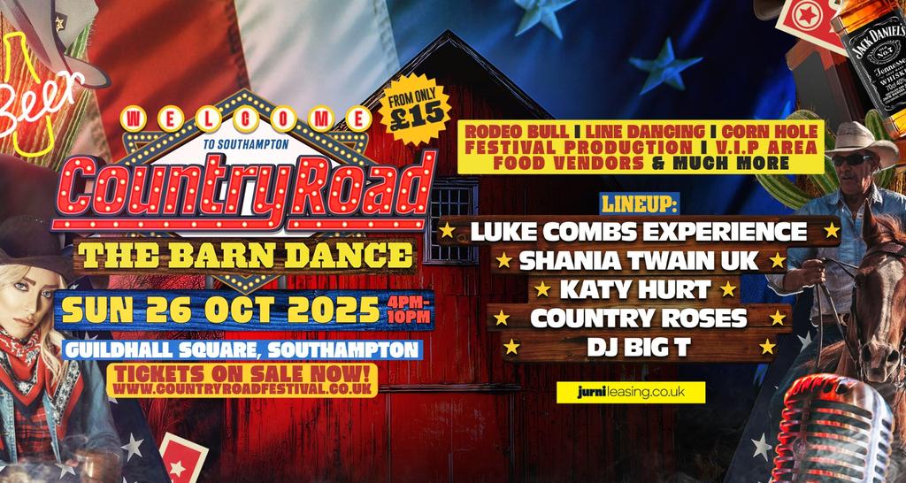 🤠 COUNTRY ROAD BARN DANCE – SOUTHAMPTON 🍻
