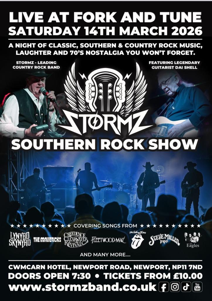 STORMZ coming to Cwmcarn - Southern Rock