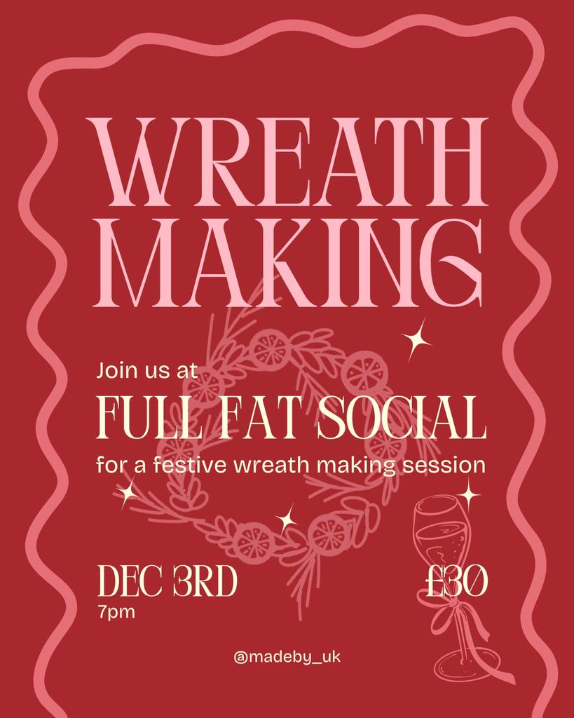 Cardiff Bay Christmas Festive Wreath Making Workshop