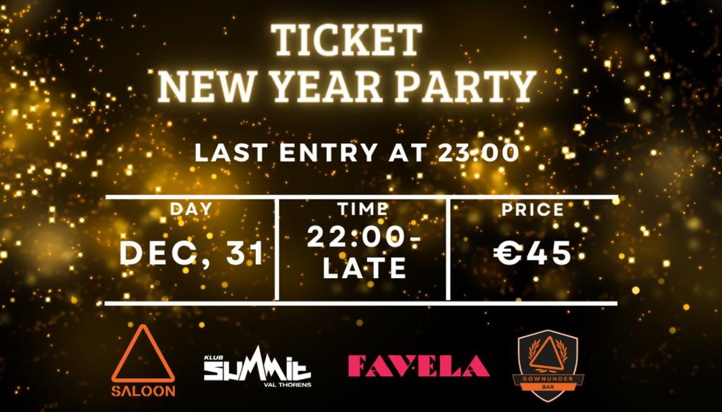 NYE - SOLD OUT - TICKETS AVAILABLE ON THE DOOR
