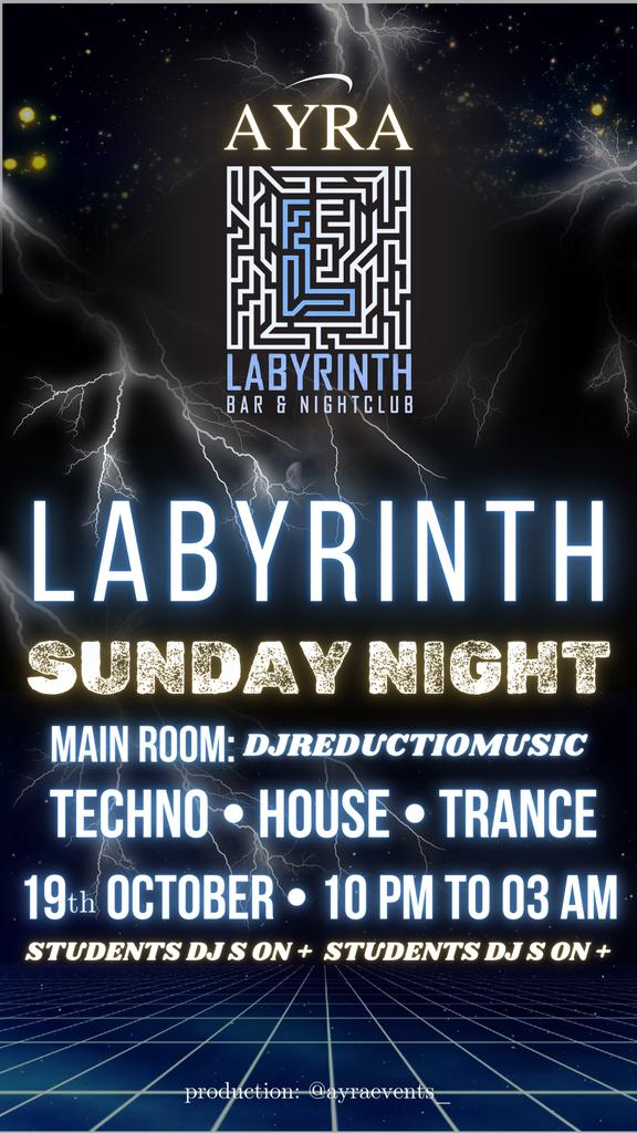 POSTPONED: Labyrinth Bath - Ayra Events Takeover