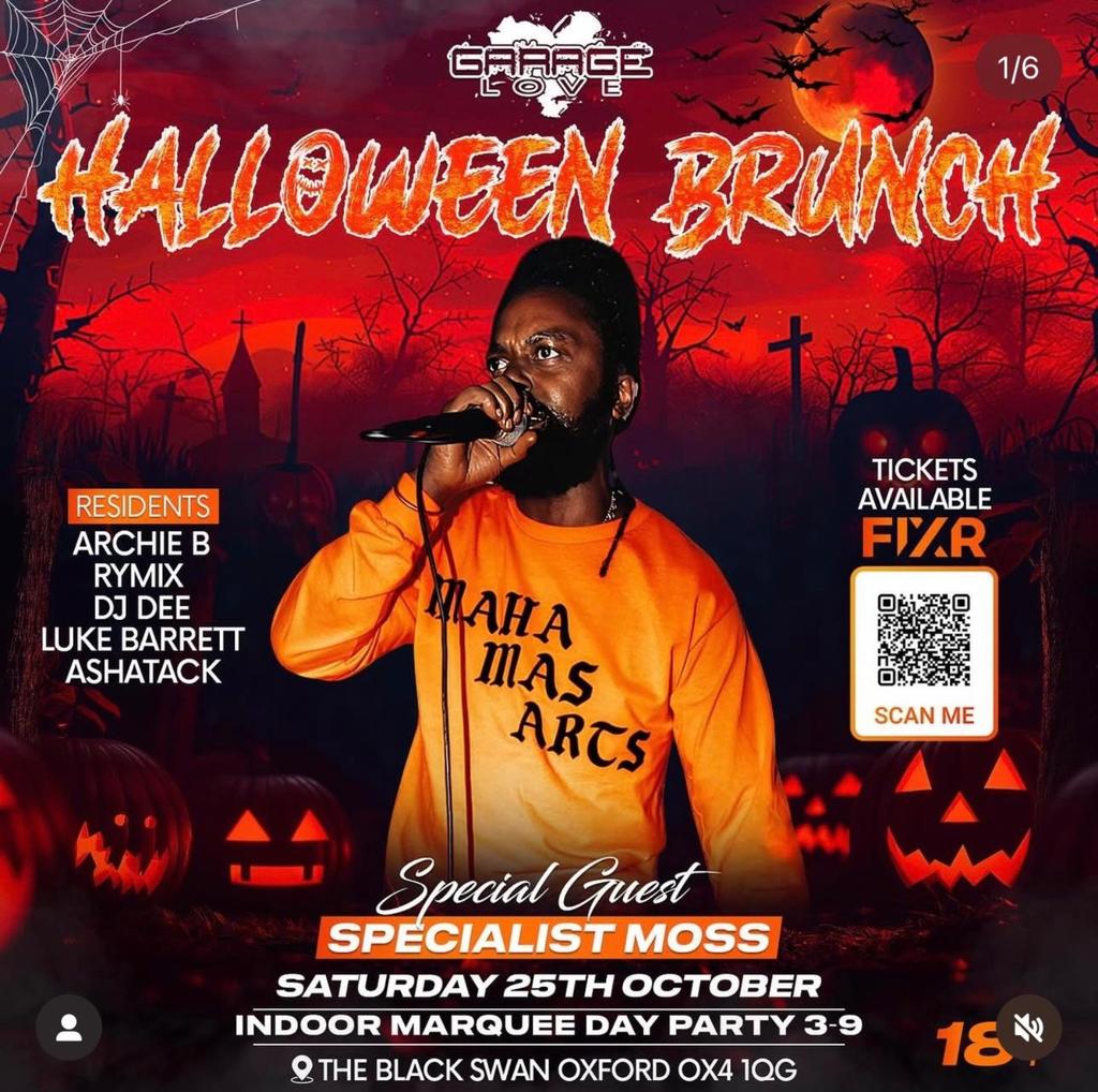 🎃 Garage Love Halloween Brunch Special! 🎃
