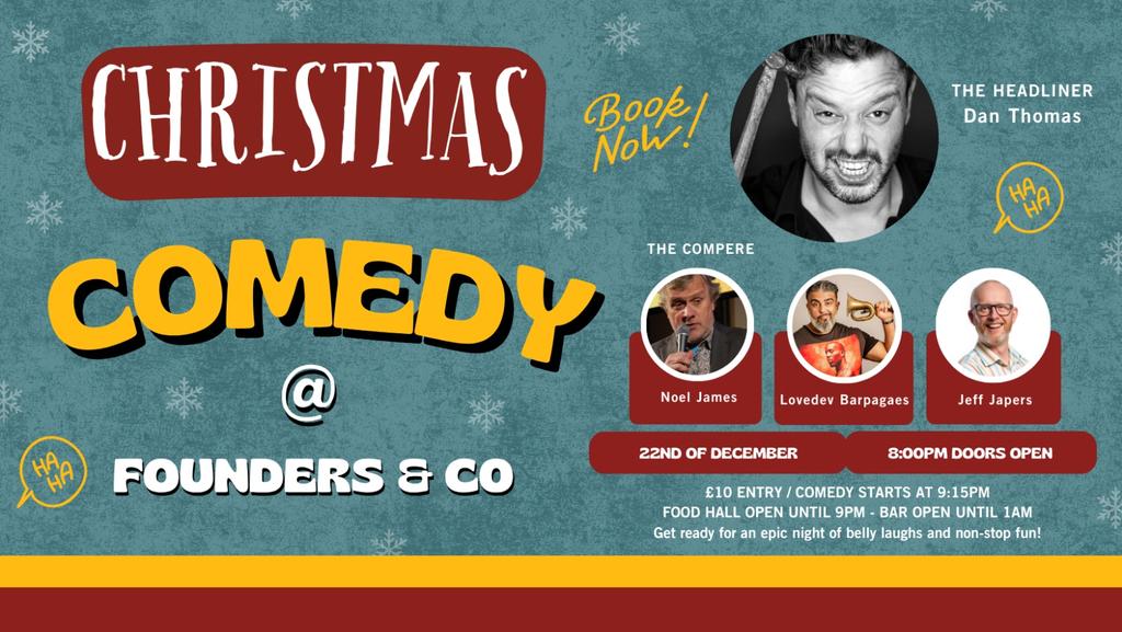 CHRISTMAS COMEDY @ FOUNDERS šš¾