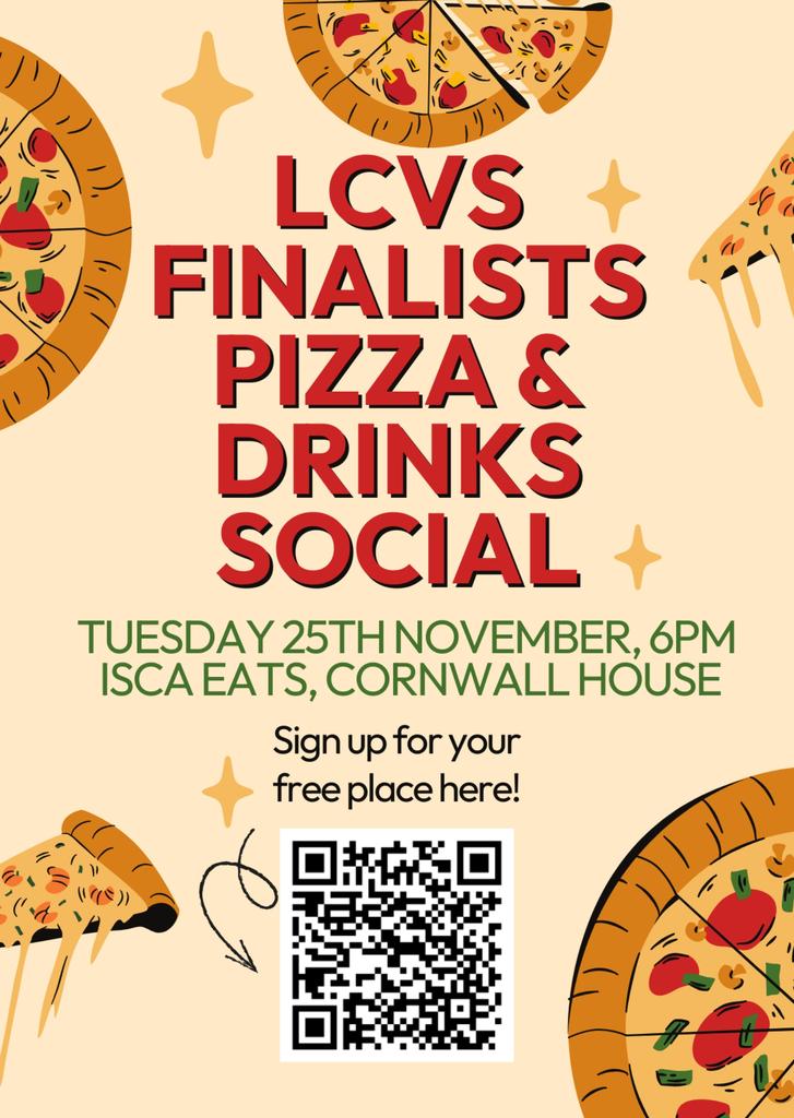 LCVS Finalists Pizza & Drinks Social