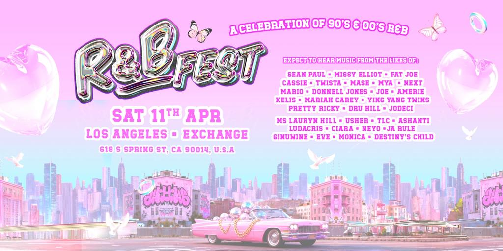 R&B Fest Is Coming To Los Angeles!