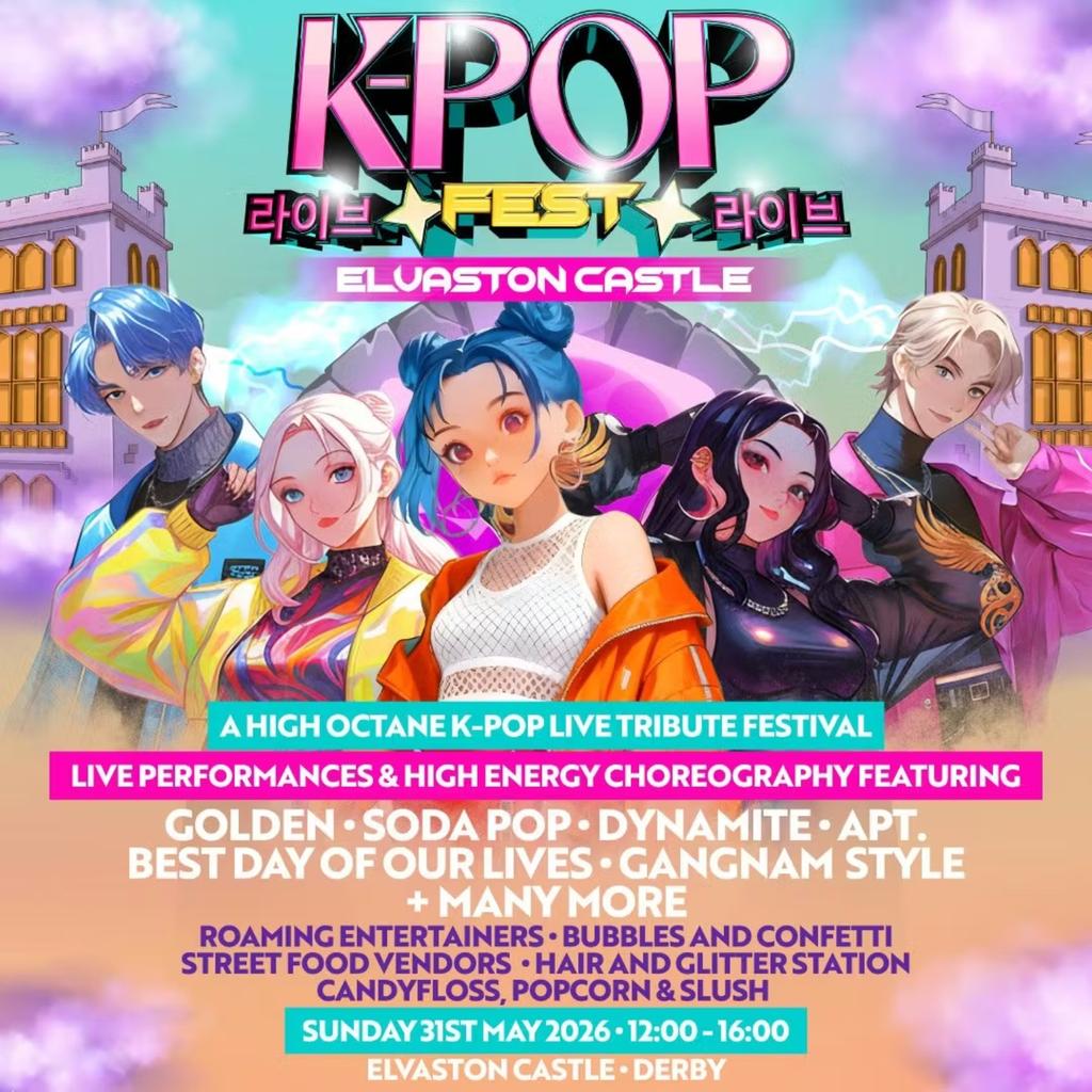 K-Pop Fest | Elvaston Castle, Derby tickets on Sunday 31 May