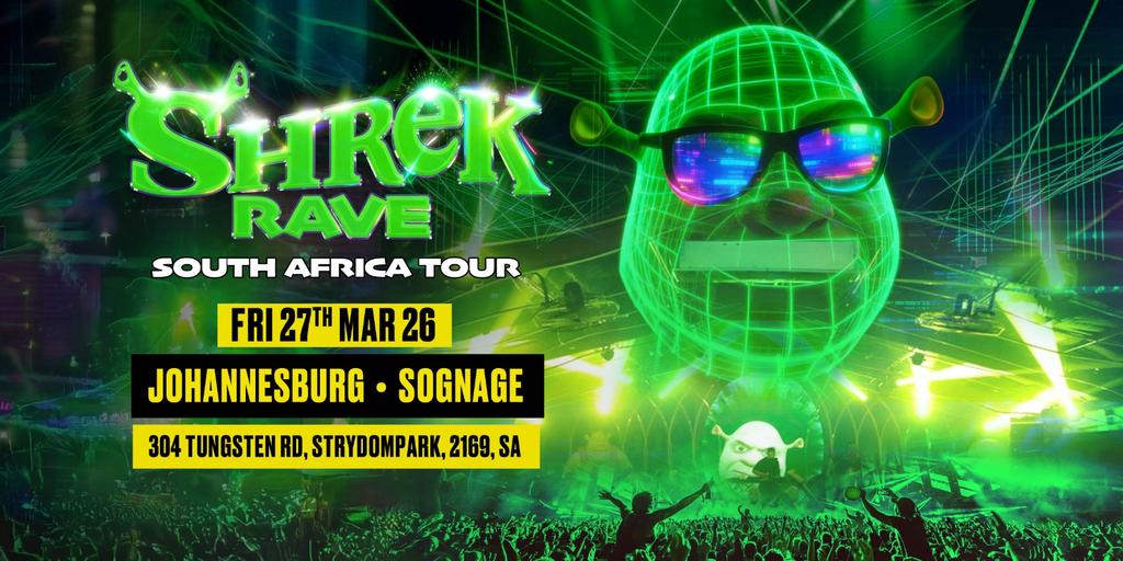 Shrek Rave Returns to Johannesburg!