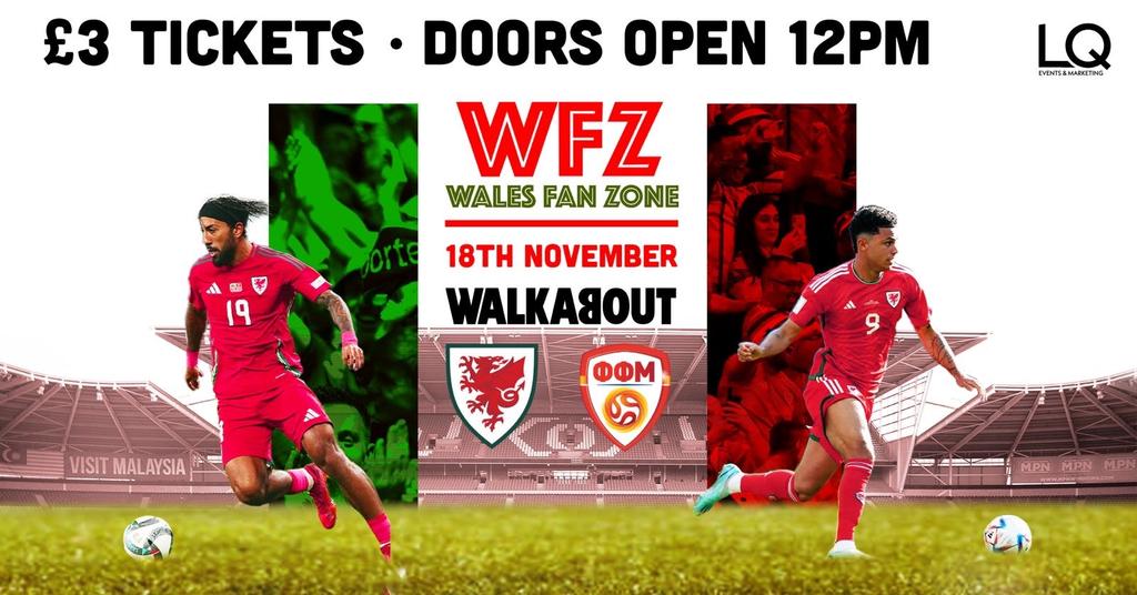 Official Wales vs North Macedonia Fan Zone