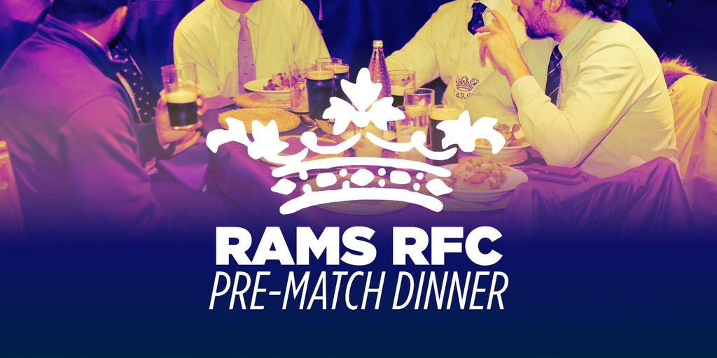 Pre-match dinner: Oxford Blues vs Rams RFC