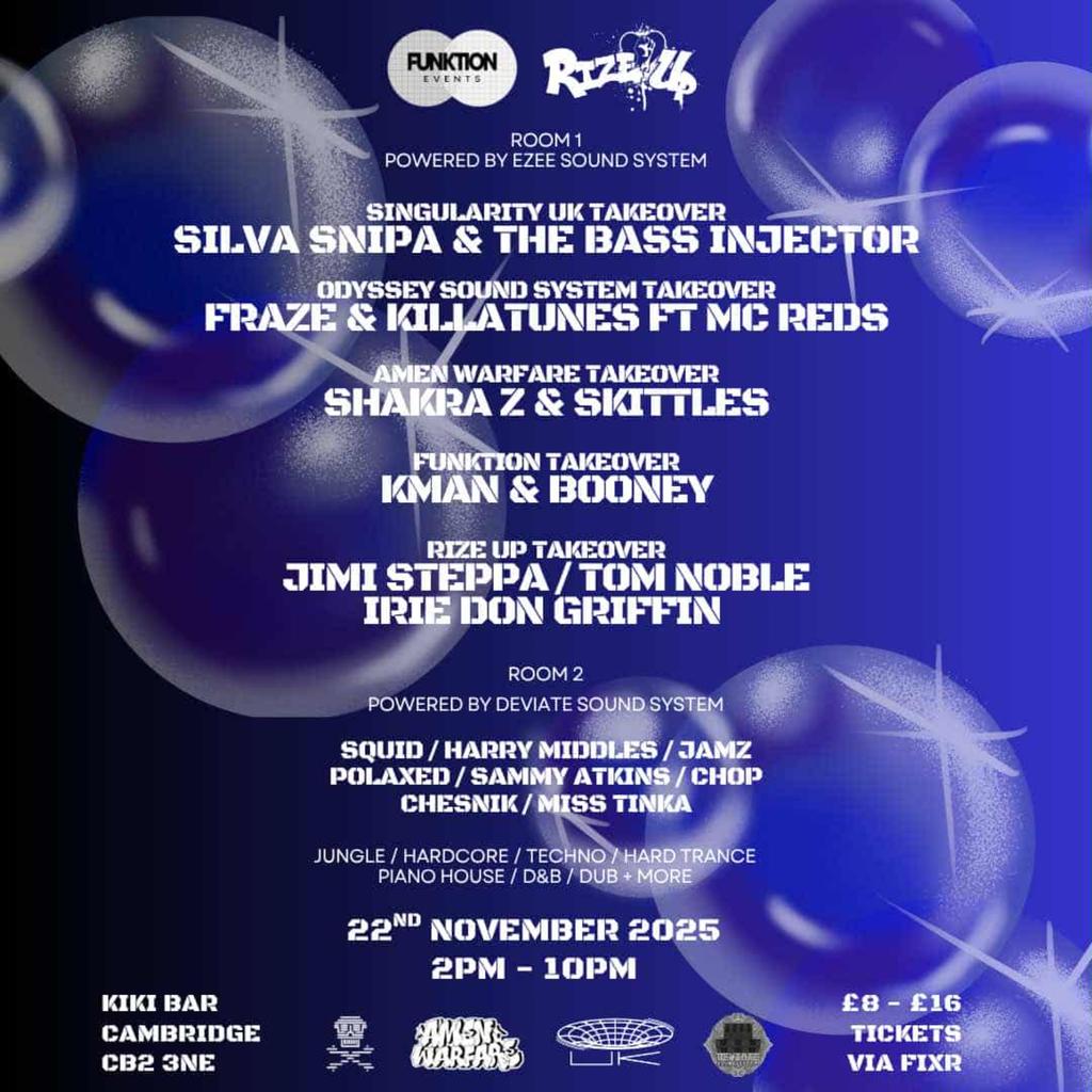 KiKi's Day Party w. Singularity, Odyssey, Deviate, Amen Warfare, Funktion Events & more