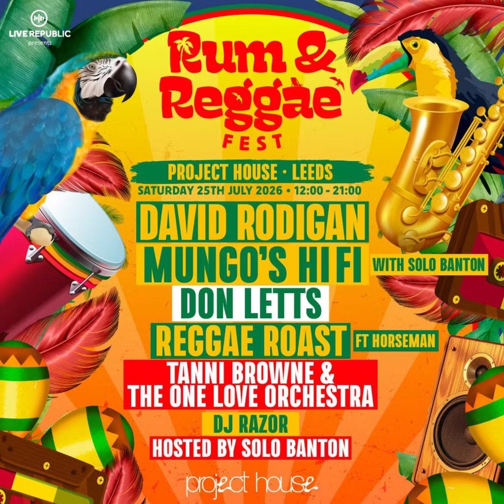 Rum & Reggae 2026 | Project House, Leeds