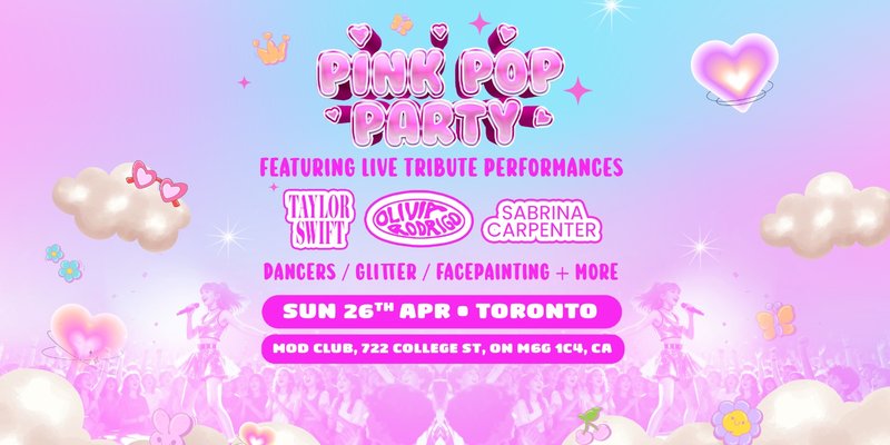 The Pink Pop Party Is Coming To Toronto!