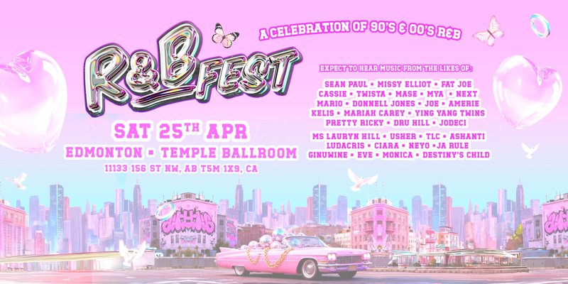 R&B Fest Is Coming To Edmonton!