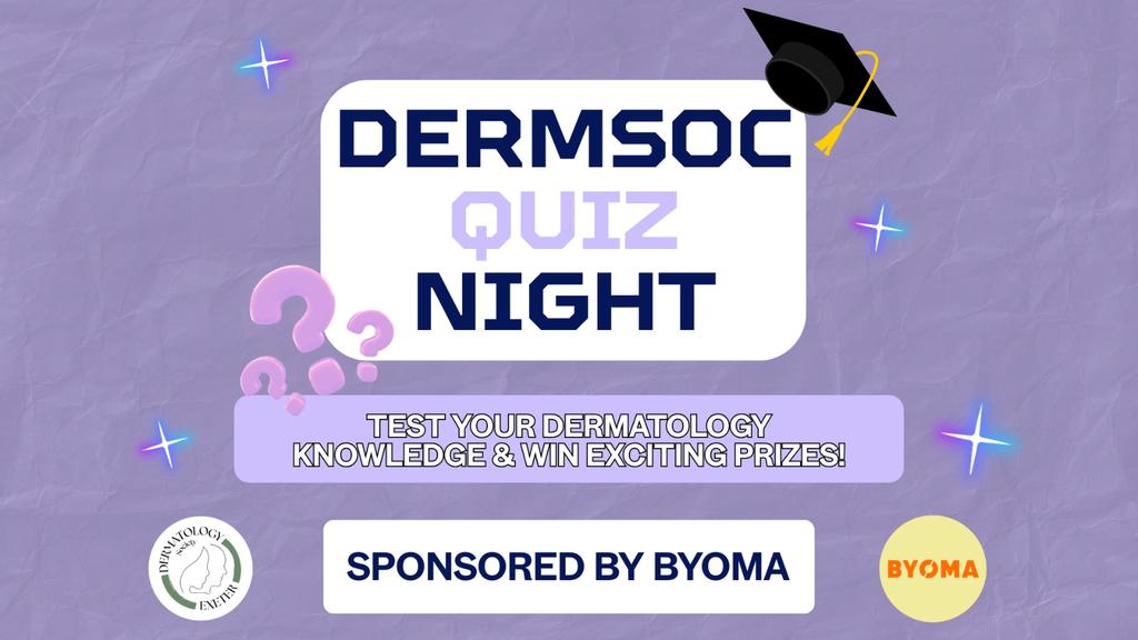 🩺🧴The Great Dermatology Quiz Night💡🤓