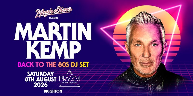 Martin Kemp Live DJ Set - Back To The 80'S - Brighton!