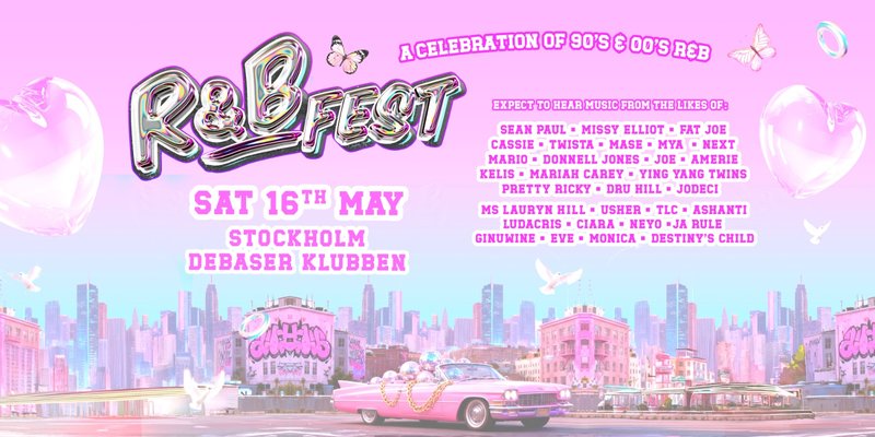 R&B Fest Is Coming To Stockholm!