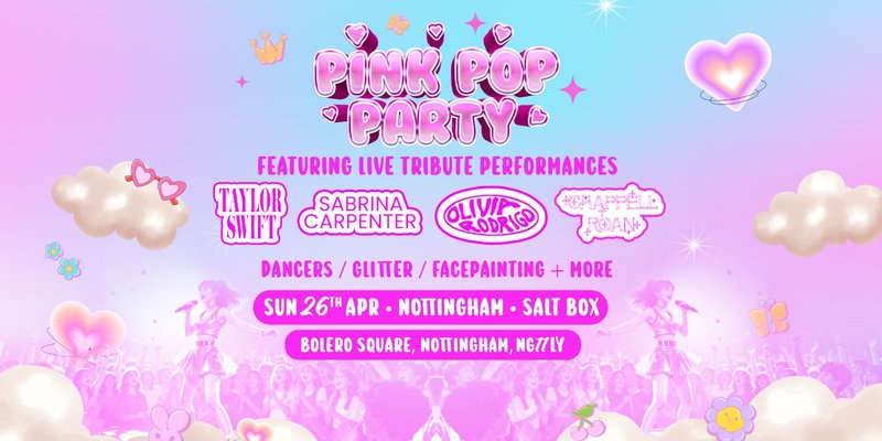 The Pink Pop Party Is Coming To Nottingham!