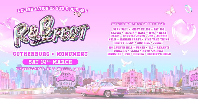 R&B Fest Is Coming To Gothenburg!