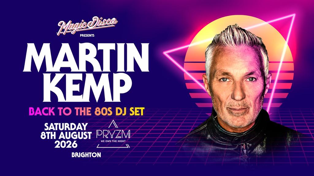Martin Kemp Live DJ Set - Back To The 80'S - Brighton!