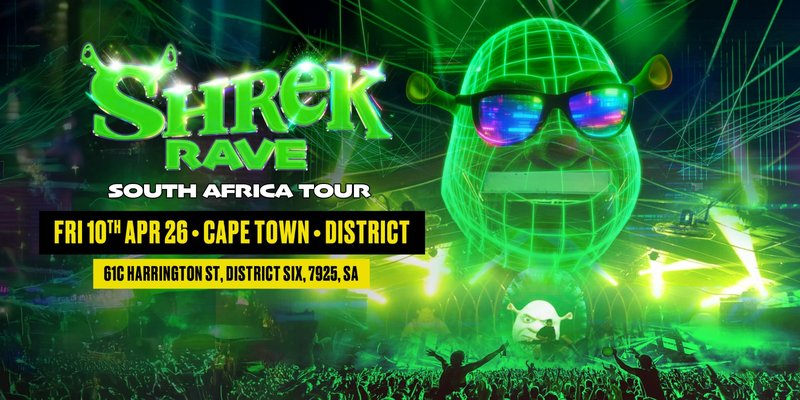 Shrek Rave Returns to Cape Town!