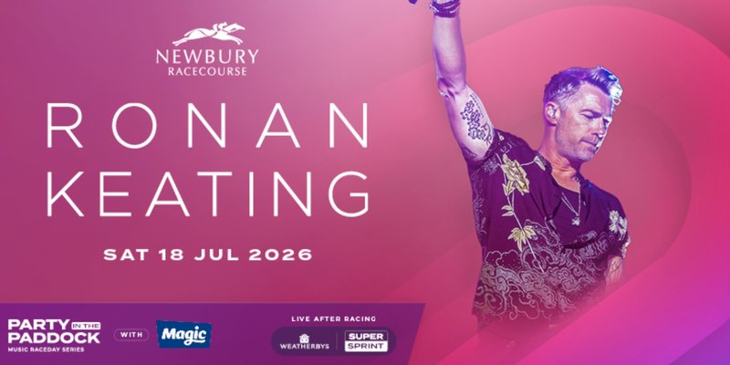 Newbury Racecourse - Ronan Keating