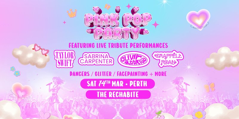 The Pink Pop Party Is Coming To Perth!