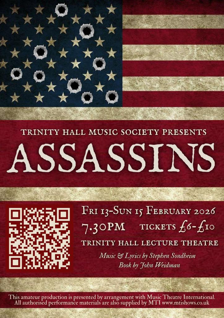Assassins - Sunday 15/02 - Trinity Hall Musical