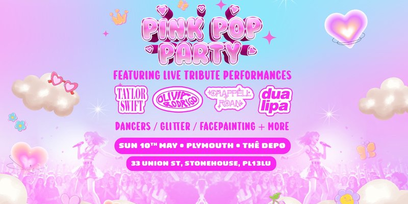 The Pink Pop Party Is Coming To Plymouth!