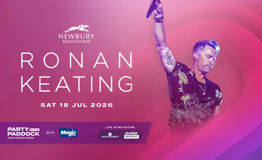 Newbury Racecourse - Ronan Keating