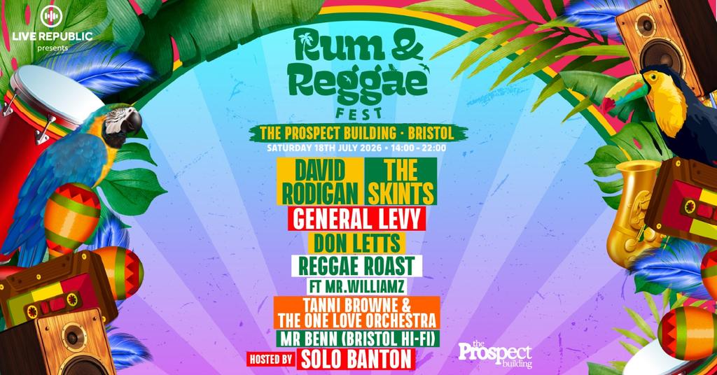 Rum & Reggae 2026 | The Prospect Building, Bristol