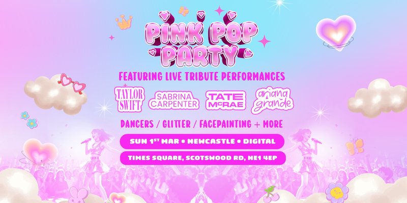 The Pink Pop Party Is Coming To Newcastle!