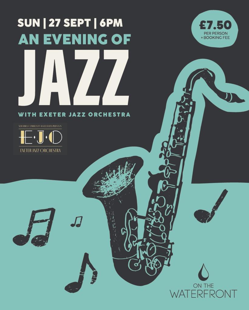 🎷 EXETER JAZZ ORCHESTRA – LIVE AT ON THE WATERFRONT 🎷