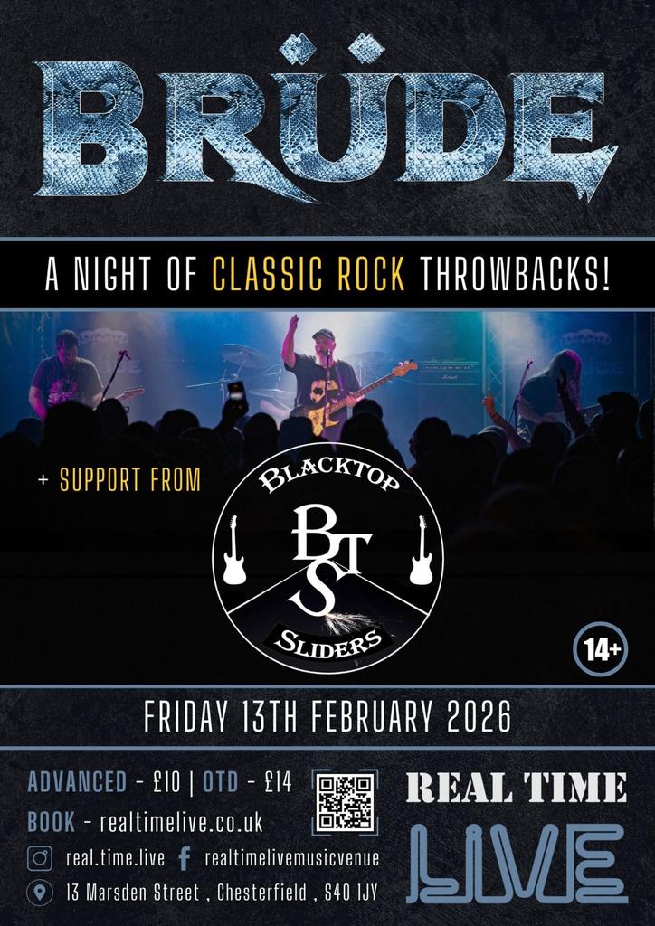 Brude - Classic & Hard Rock + Black Top Sliders (14+)