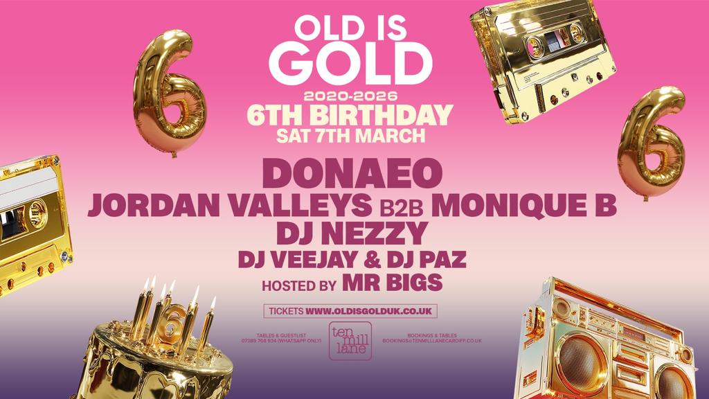 Old Is Gold 6th Birthday
