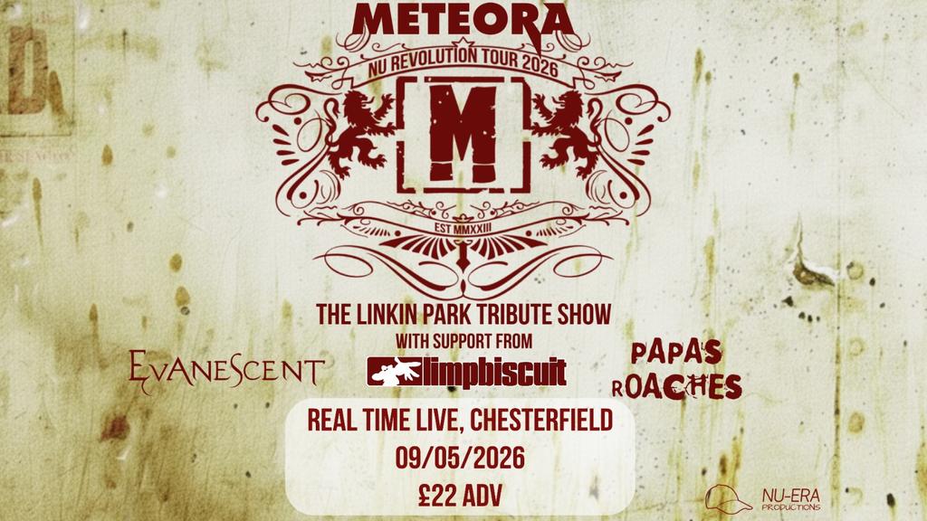 Linkin Park, Limp Biscuit, Evanescence and Papa Roach (14+)