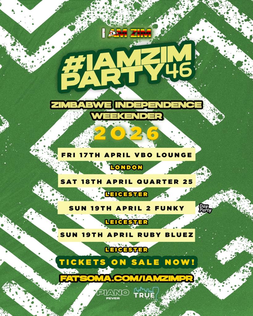 IAMZIMPARTY46 - ZIMBABWE INDEPENDENCE PARTY  LEICESTER