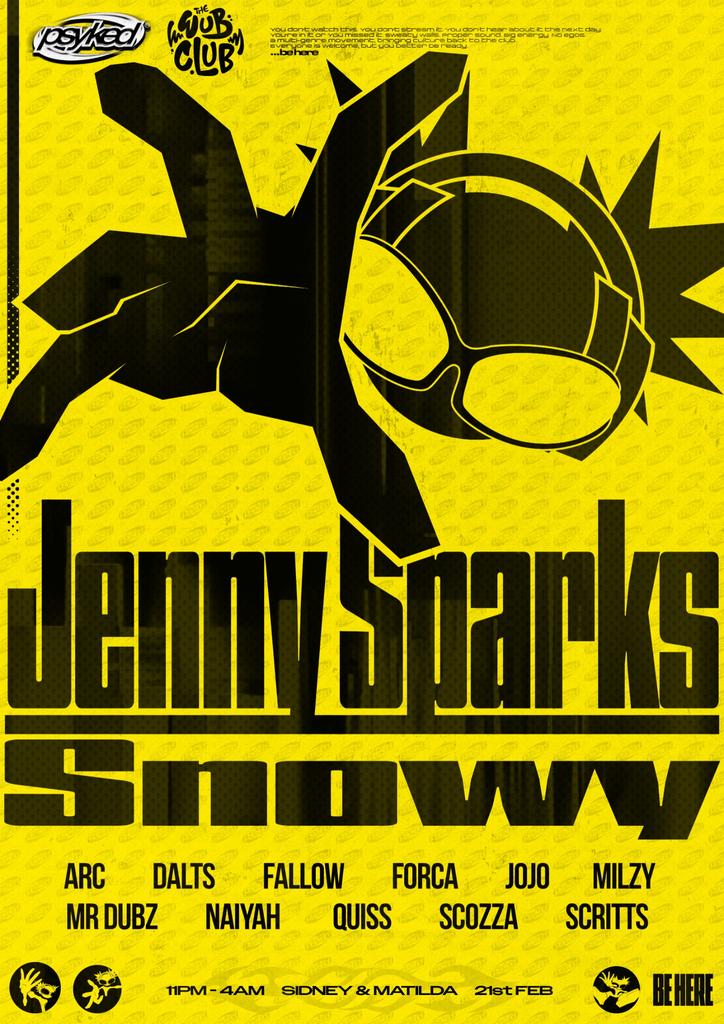 Psyked x Wub Club: Jenny Sparks, Snowy + more