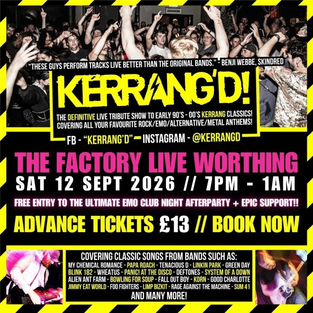 KERRANG'D + EMO AFTERPARTY