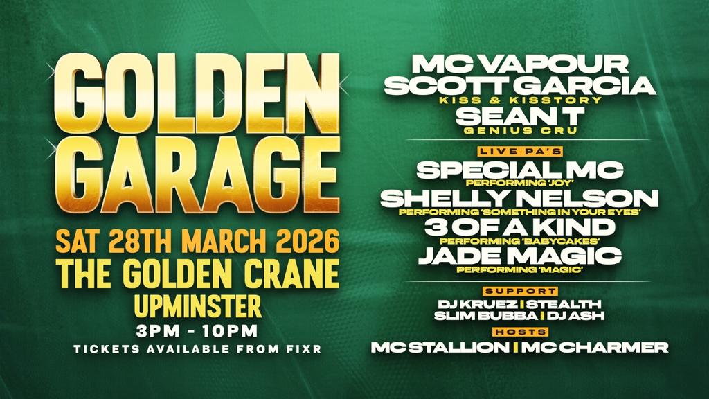 GOLDEN GARAGE - SUMMER OPENING PARTY