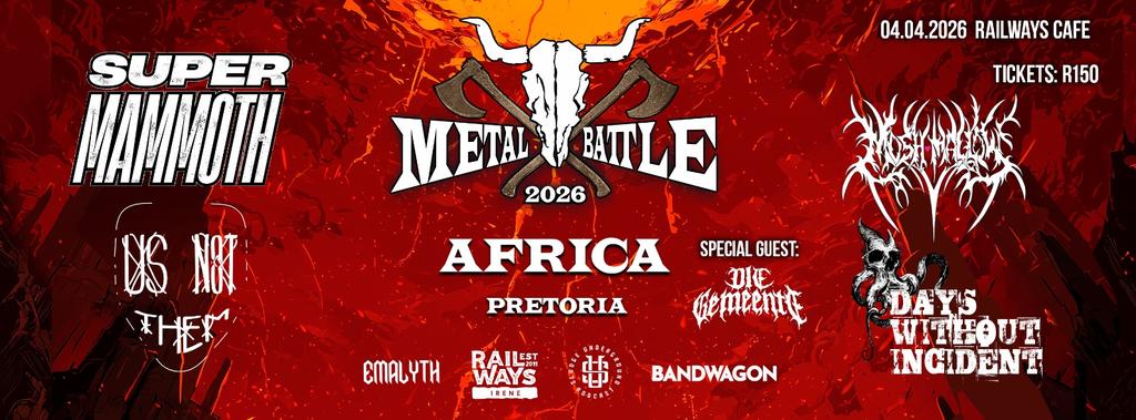 The Wacken Metal Battle Africa returns to PTA in 2026!
