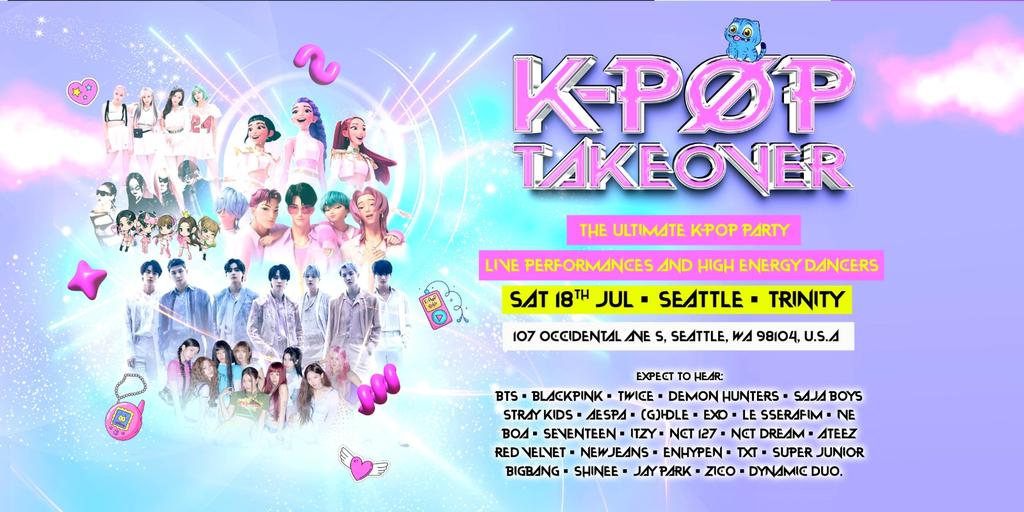K-Pop Takeover Is Coming To Seattle! tickets on Saturday 18 Jul