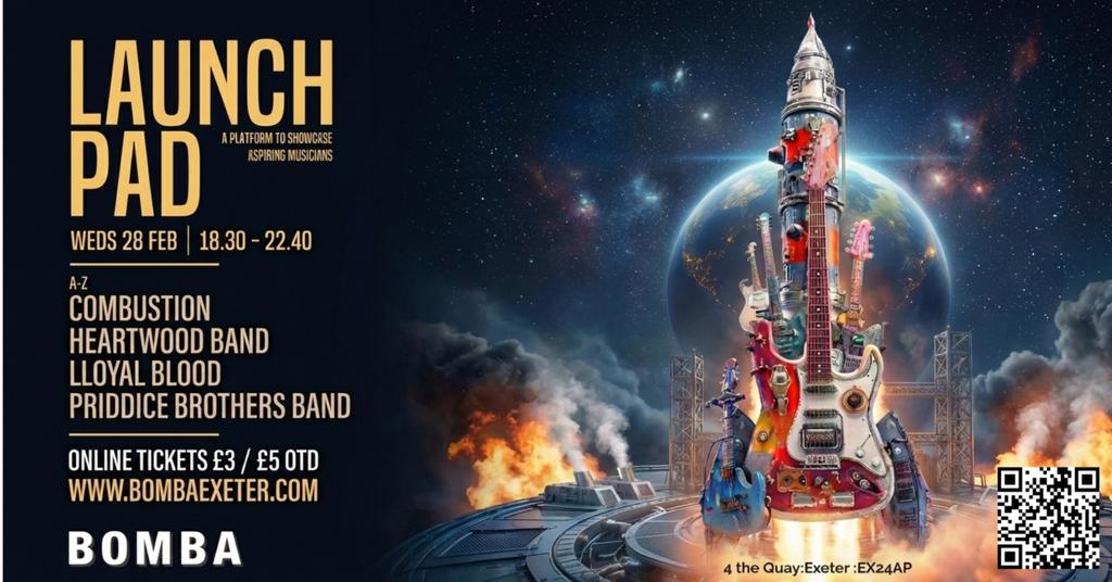 Launch Pad Live Band Night | Bomba Exeter 25.02.26