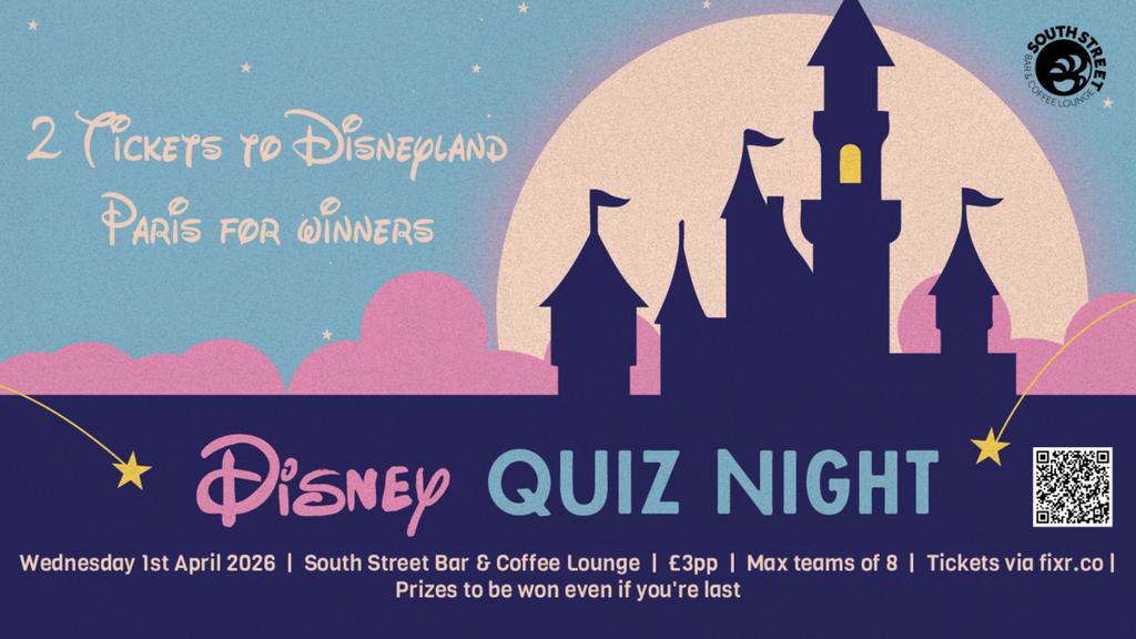 Disney iQuiz Special @ South Street - Wednesday 1st April