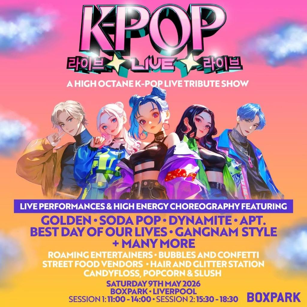K-Pop Live 2 | Boxpark, Liverpool tickets on Saturday 9 May | K