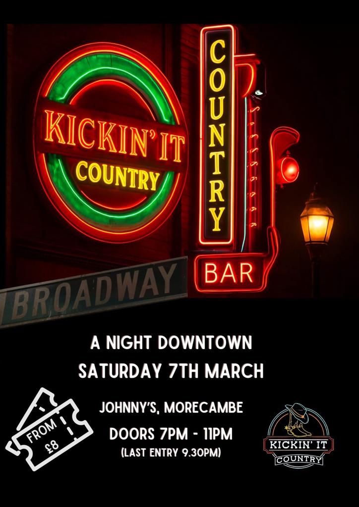 Kickin' it Country- Morecambe (Launch Party)