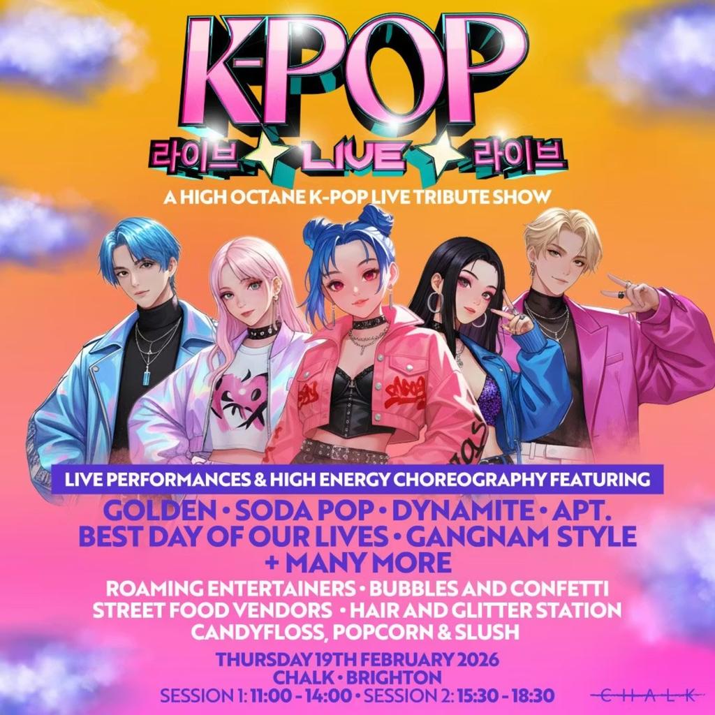 K-Pop Live | CHALK, Brighton tickets on Thursday, Feb 19 | K-POP