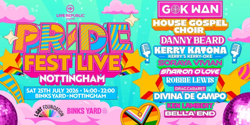 GOK WAN, DANNY BEARD Pride Fest Live 2026!
