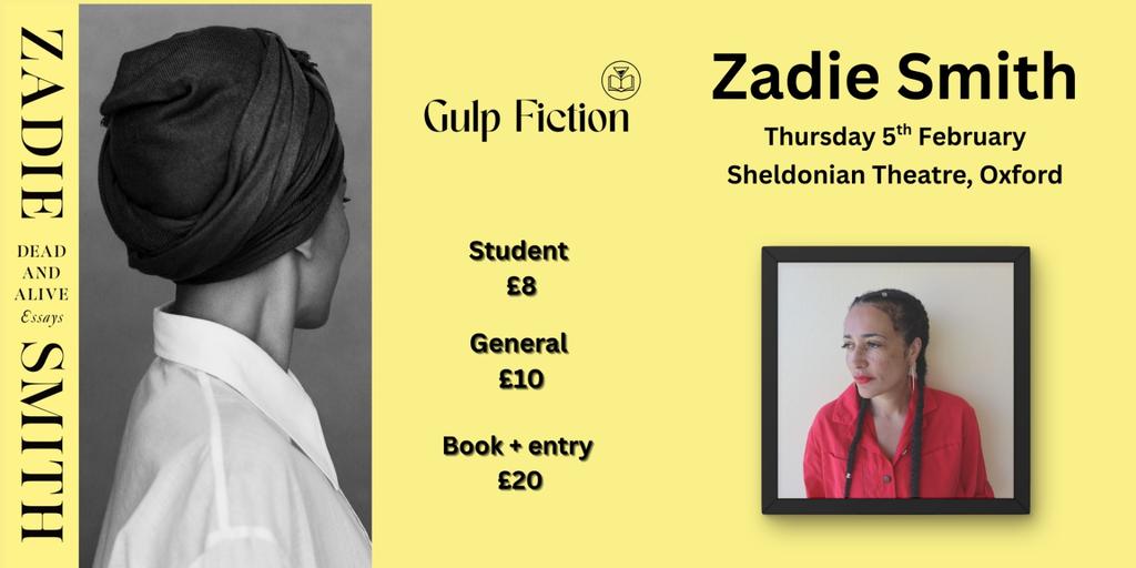 Zadie Smith: Dead and Alive (Author Talk)