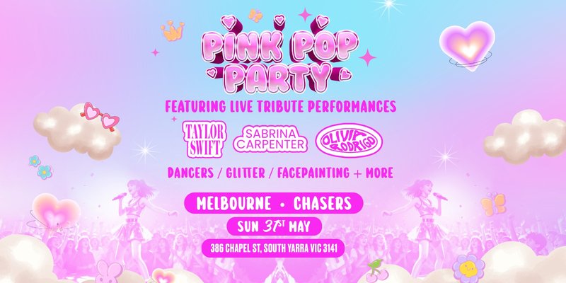 Pink Pop Party Is Coming To Melbourne!